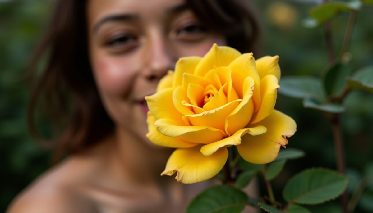 La rose jaune : symbole d'amitié sincère et d'énigmes à découvrir