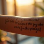Idées puissantes de citations inspirantes pour un tatouage unique